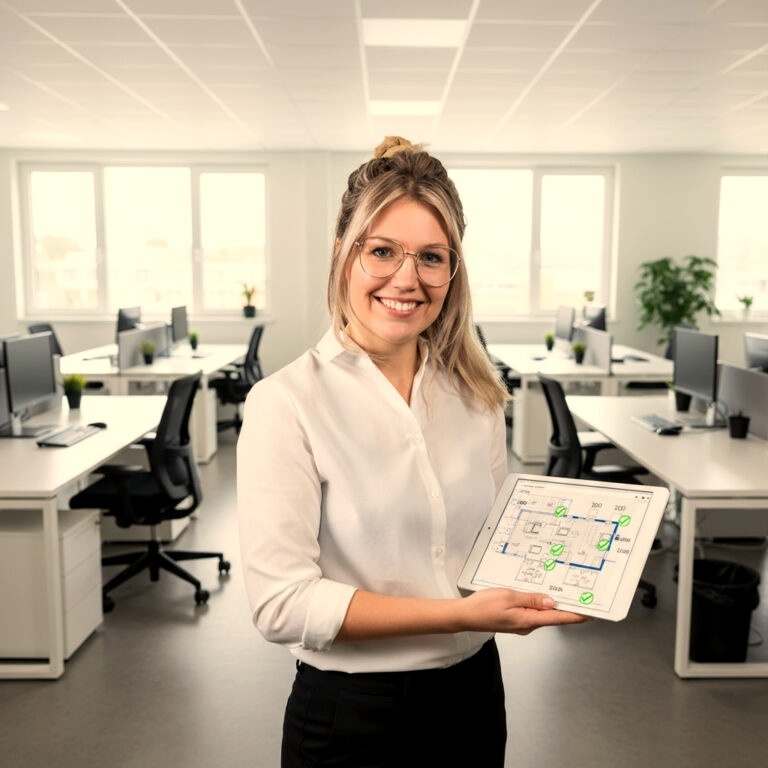 Büroplanung vor Ort mit dem Experten