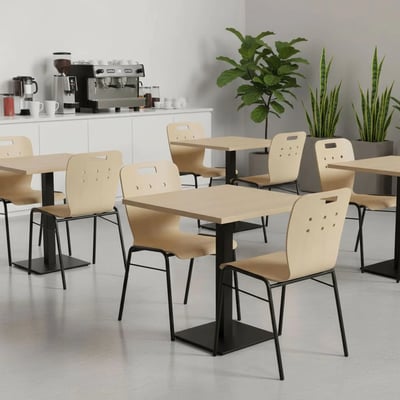 Besucherstuhl Wing II 20 - NST-WING-II.20-4L-BL-WOOD-1.007-GB