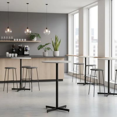 Tisch Cruzo Rund - 110 cm hoch - NST-CRUZO-TABLE-4A-RD-110