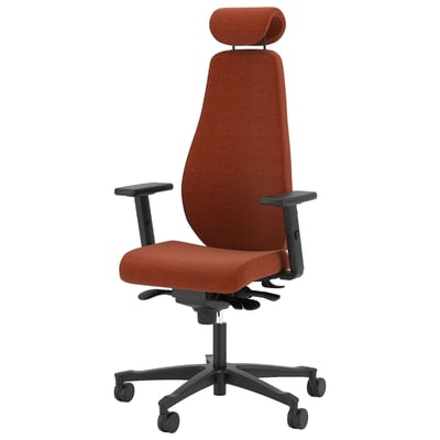 Bürostuhl Bjarg, hohe Rückenlehne - NST-BJARG-SWIVEL-CHAIR-HB-UPH