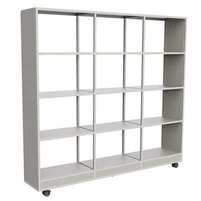 Extend 3D Freistehend, mit Räder, Seidengrau - PJP-6200-1185-7044