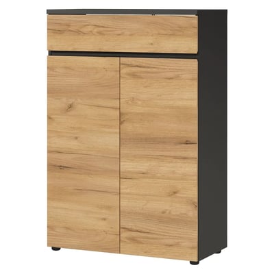 Kombischrank 4265 Lissabon - Graphit/Navarra-Eiche - GER-4265-549