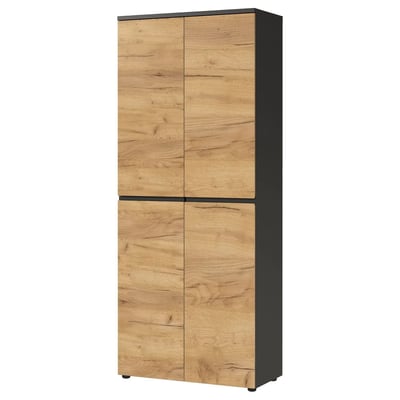 Aktenschrank 4266 Lissabon - Graphit/Navarra-Eiche - GER-4266-549