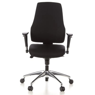 Bürostuhl Drehstuhl PRO-TEC 200 Stoff Alu poliert - HJH-PRO-TEC-200