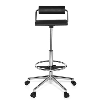 Arbeitsstuhl Bürostuhl TOP WORK 28 schwarz - HJH-665170