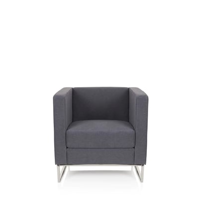 Loungemöbel Levantado 1-Sitzer - Dunkelgrau - HJH-713501