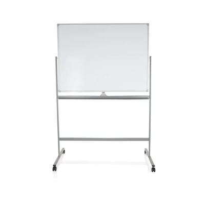 Whiteboard Wendetafel MULTIBOARD I magnetisch weiß silber - HJH-830036