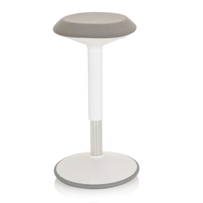 Stehhocker Stehhilfe BALANCE SIT III W Stoff weiß grau - HJH-830096