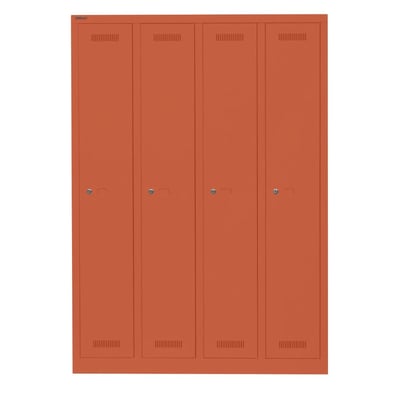 Garderobenschrank Monobloc - 4 Fächer - BIS-Garderobenschrank-Monobloc-4F