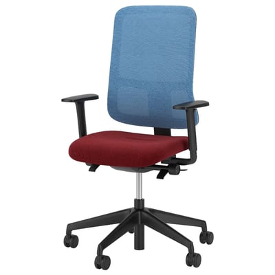 Bürostuhl Utila Mesh Black - NST-UTILA-SWIVEL-CHAIR-UPH-P-MESH-BLACK