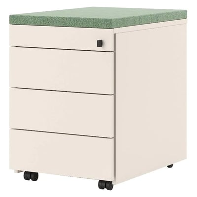 Rollcontainer SQart 3D - 60 cm - NST-SQART-PEDESTAL-MOB-3D-PB