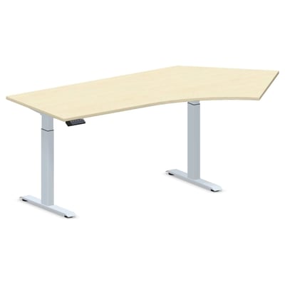 Höhenverstellbarer Schreibtisch Elevate Basic Winkelform - GEM-ELEVATE-BASIC-W