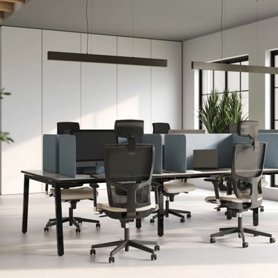 Tischtrennwand Privi U - NST-PRIVI-DESK-PANEL-UZ