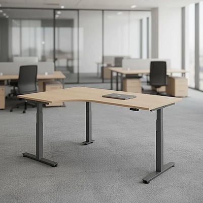 Höhenverstellbarer Schreibtisch XDSM Eckform - HBA-XDSM82