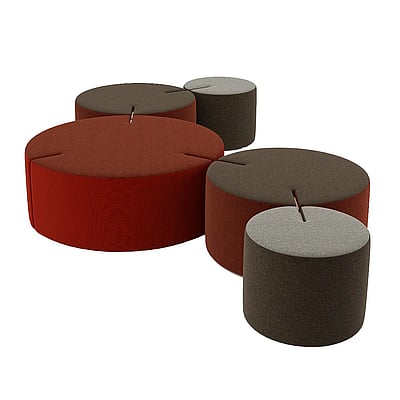 Hocker Tri.ply Pouff Set 1 - NST-TRI-PLY-POUFF-SET-1