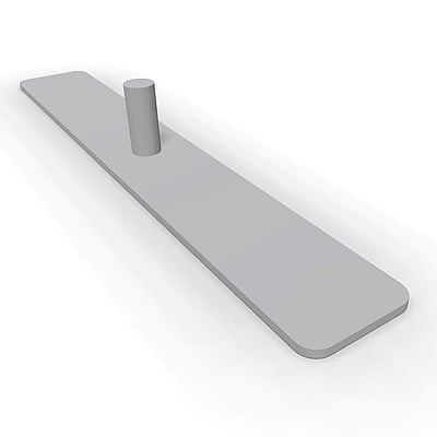 Ergopanel Auslegerfuß 40x6 cm - ERP-ERSI-AF-GW