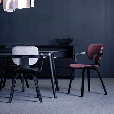Konferenzstuhl CoMeet Holz - KLB-com66-holz