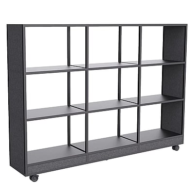 Extend 3D Freistehend, mit Räder, 3 Einheiten, Schwarz - PJP-6200-1237-9011