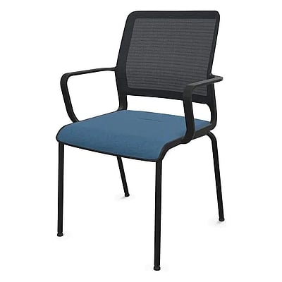 Besucherstuhl Xilium 4F AL Netz - NST-XILIUM-FRAME-CHAIR-4LA-MESH