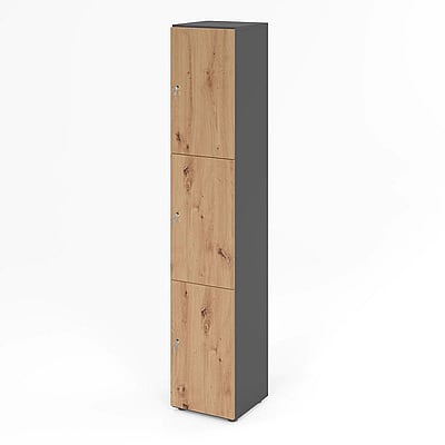 Schließfachschrank Profi 6 OH 3 Fächer - HBA-264L3
