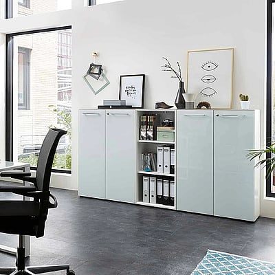 Büro-Set Monteria 3 - Weiß - GER-8065-84