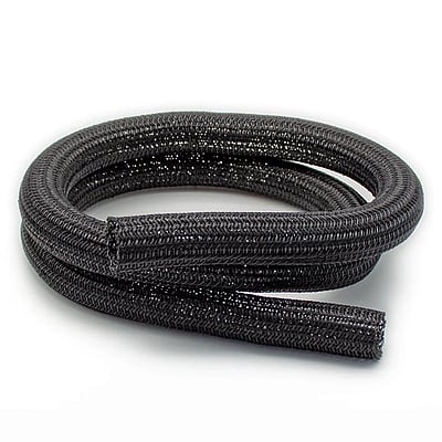 Gewebe-Kabelschlauch 65-125 cm - Schwarz - ITH-EASYT-KSG-MS