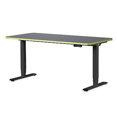 Stayble Color Schreibtisch, 160 cm, elektrisch höhenverstellbar, 2 Motoren - BME-AZ2001-X-TP-CL