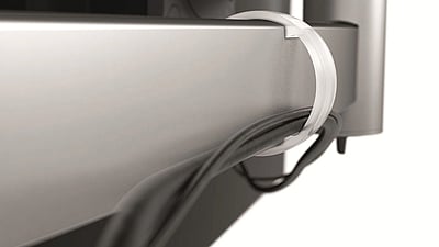 Monitor-Halterung PRO für 1 Monitor-und 1 Tablet - Tischdurchführung - DUR-508823
