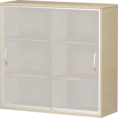 Schiebetürenschrank Pro 3 OH mit Mittelwand - Glas - GEM-X-10SG31X