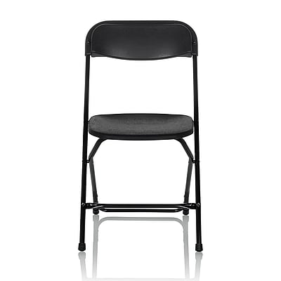 Besucherstuhl Klappstuhl TUDELA XXL B Kunststoff schwarz - HJH-803100