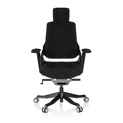 Bürostuhl Drehstuhl SPEKTRE BLACK Stoff schwarz - HJH-640360