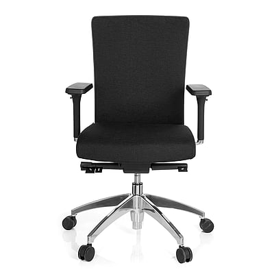 Bürostuhl Chefsessel ASTRA BASE Stoff schwarz - HJH-657411