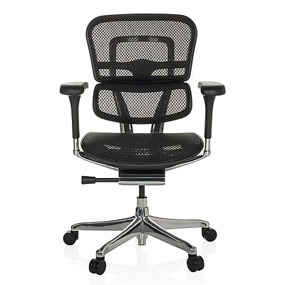 Bürostuhl Chefsessel ERGOHUMAN BASE GEN2 Netzstoff schwarz - HJH-652299