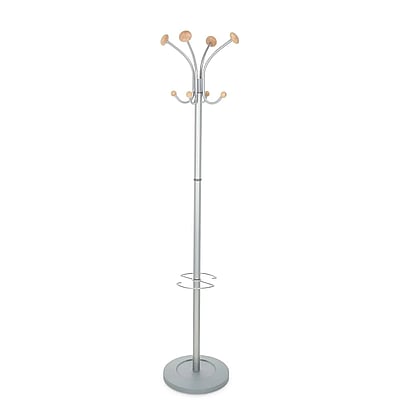 Garderobenständer SPACE silber Stahl - HJH-830028
