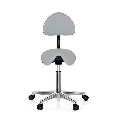 Hocker Drehhocker Arbeitsstuhl Sattel TOP WORK 20 Kunstleder - hjh-work-20