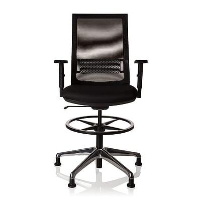 Arbeitsstuhl Counterstuhl TOP WORK 99 Netzstoff - HJH-WORK-99
