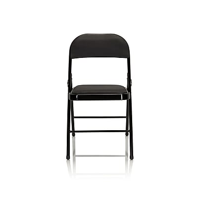 Konferenzstuhl Besucherstuhl Klappstuhl TUDELA schwarz 4er Pack - HJH-803004