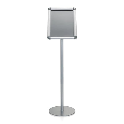 Plakatrahmen Plakatständer AGENDA I silber - HJH-830035