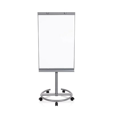 Whiteboard Flipchart MULTIBOARD silber höhenverstellbar magnetisch - HJH-830023
