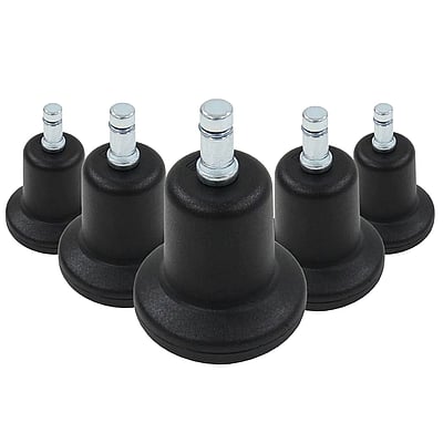 5x Bodengleiter STAND klein No. 11 Stift 11 mm 50 mm Standfüße (5er Pack) - HJH-619003