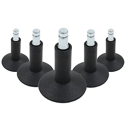 5x Bodengleiter STAND groß No. 12 Stift 11mm 65 mm Standfüße (5er Pack) - HJH-619004