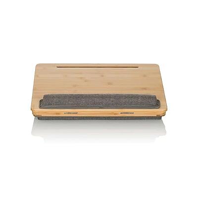 Laptopunterlage Laptop Kissen COMFILAP III 42 x 34 cm, einstellbar braun grau - HJH-830125