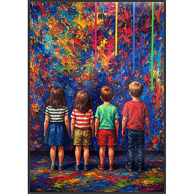 LumiArt LED-Wandbild "Kids"  - VGS-LUMIART05