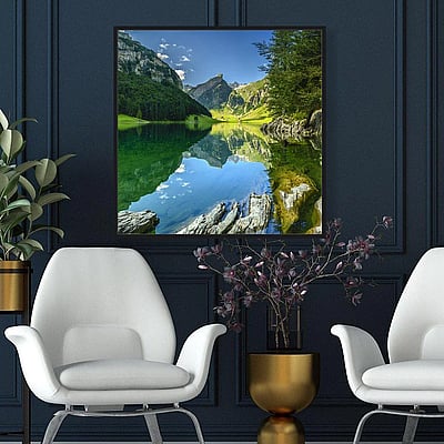 Frameless Picture – Der Bergsee - SSA-FLPIC-20235001