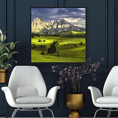 Frameless Picture – Dolomiten - SSA-FLPIC-20050001