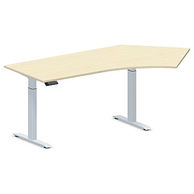 Höhenverstellbarer Schreibtisch Elevate Basic Winkelform - GEM-ELEVATE-BASIC-W