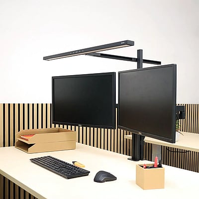 Tischleuchte mit Monitorarm doppelt Elite lumino screen - HMN-400207202