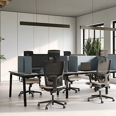Tischtrennwand Privi U - NST-PRIVI-DESK-PANEL-UZ