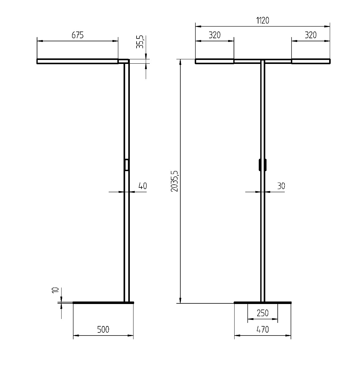 Waldmann Stehleuchte LAVIGO TWIN-U