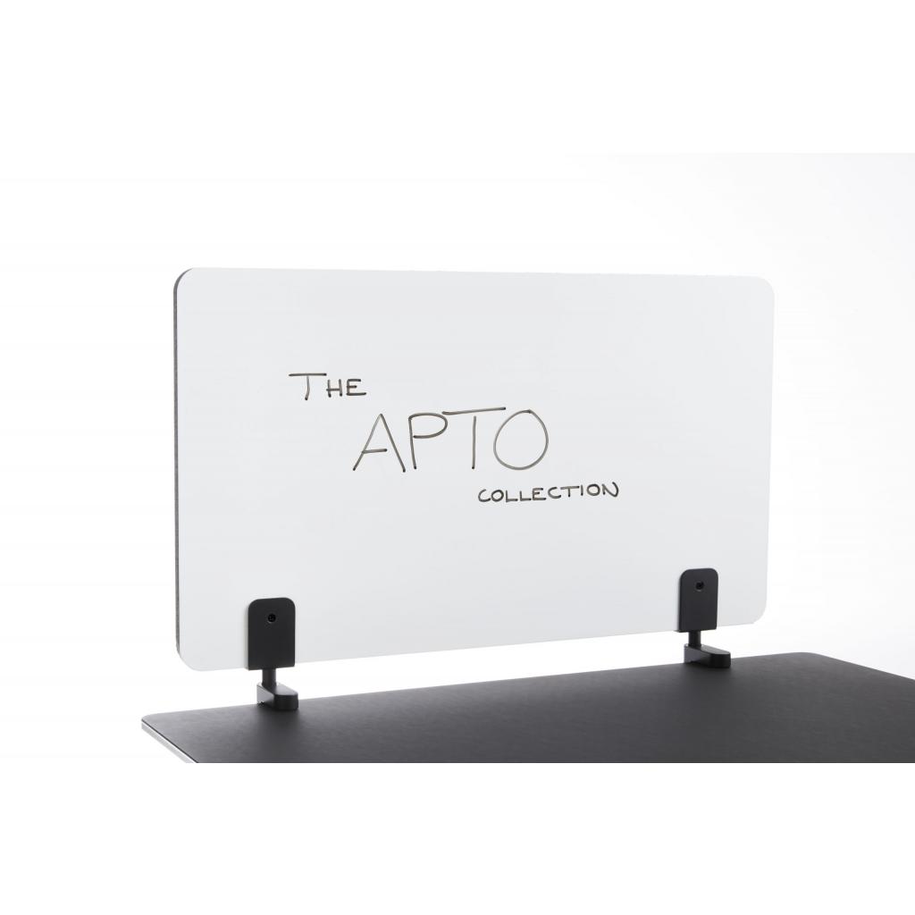apto plus Tischtrennwand mit Whiteboard